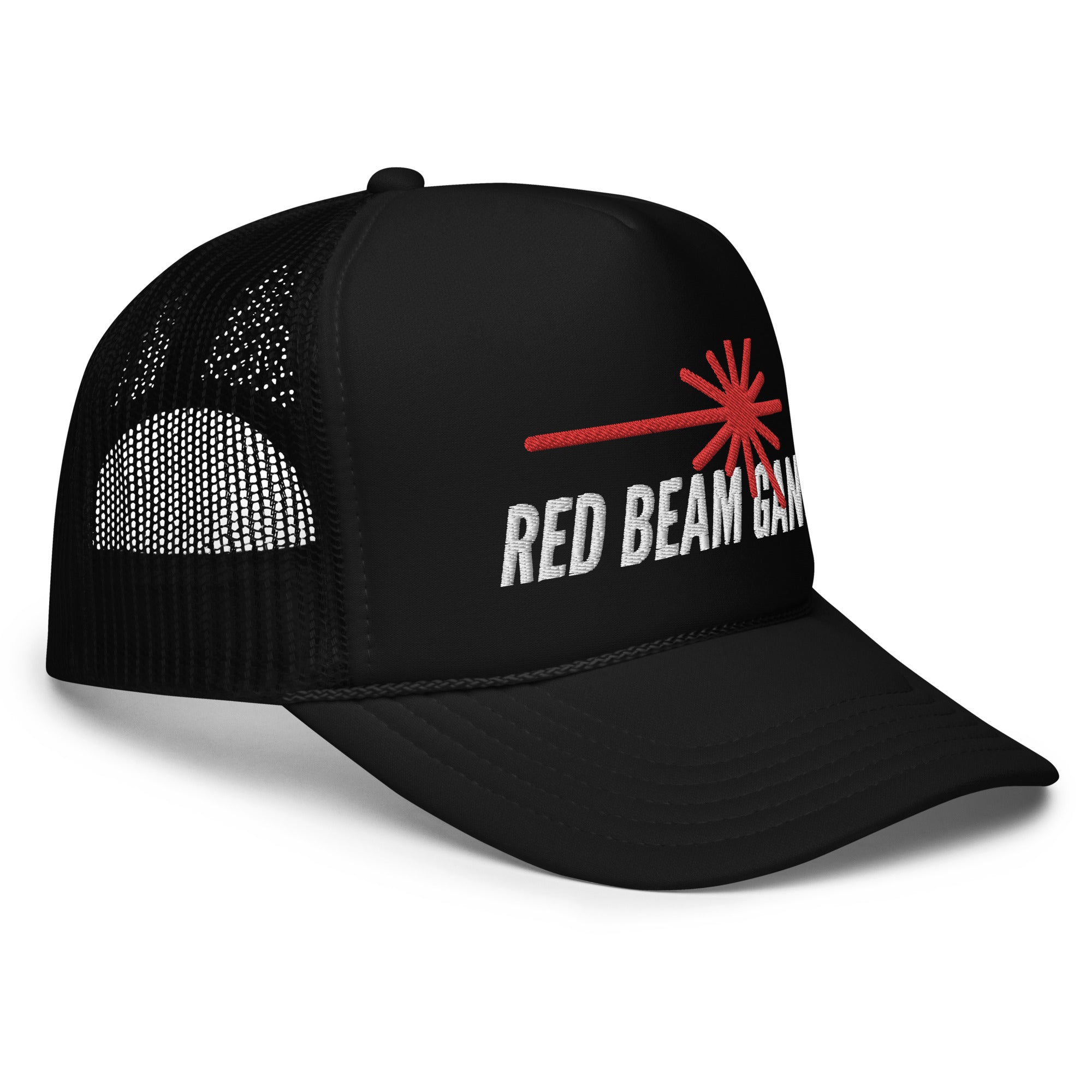 Red Beam Gang Foam trucker hat