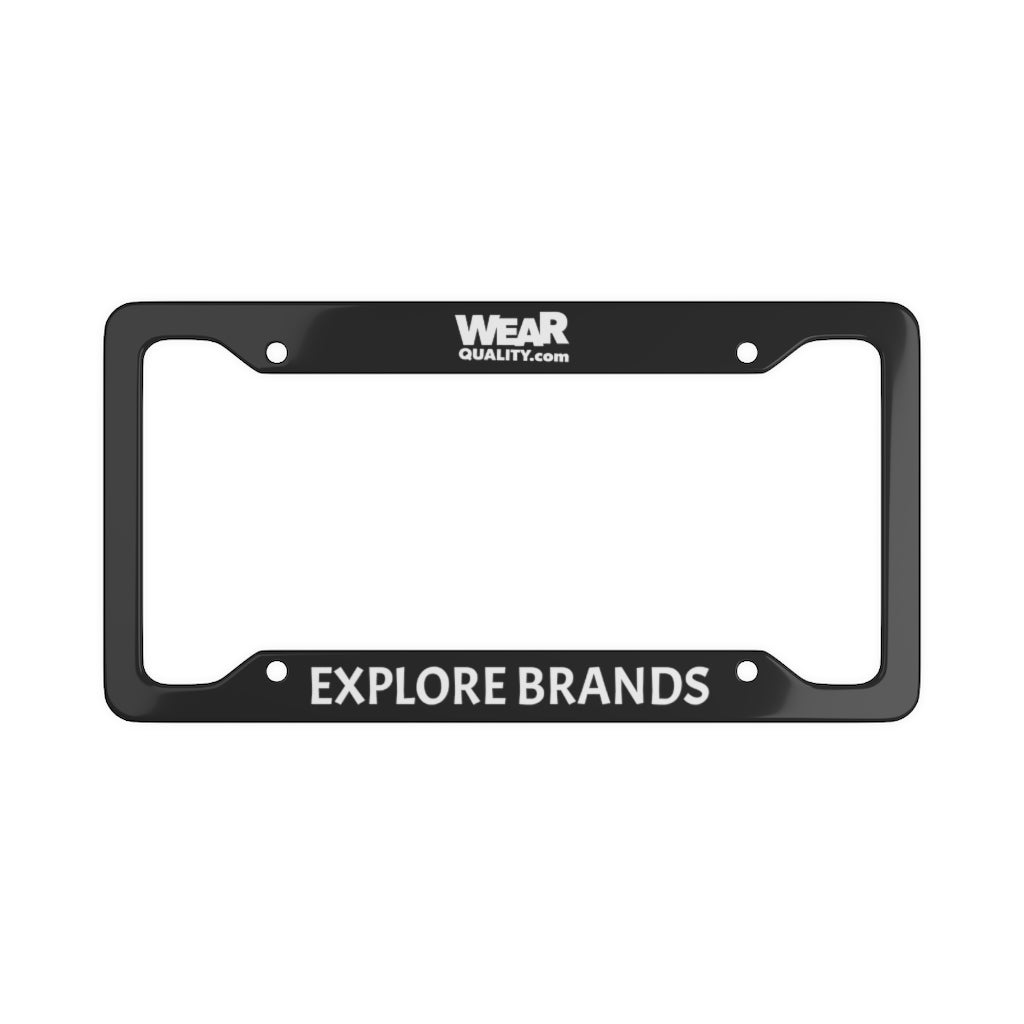 WearQuality.com License Plate Frame